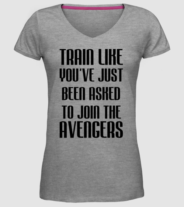 Train like youve just been asked model gri pe tricou