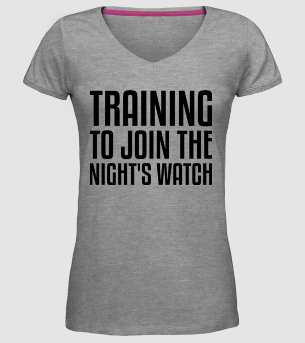 Training to join the nights watch model gri pe tricou
