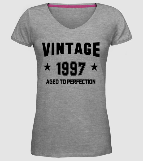 Vintage - 1997 model gri pe tricou