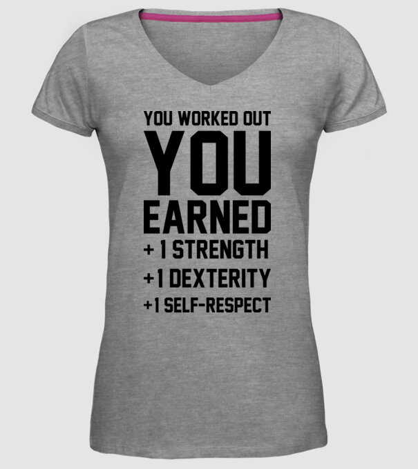 You worked out model gri pe tricou