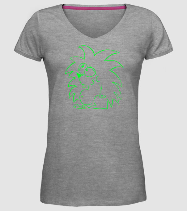 Arici model gri pe tricou