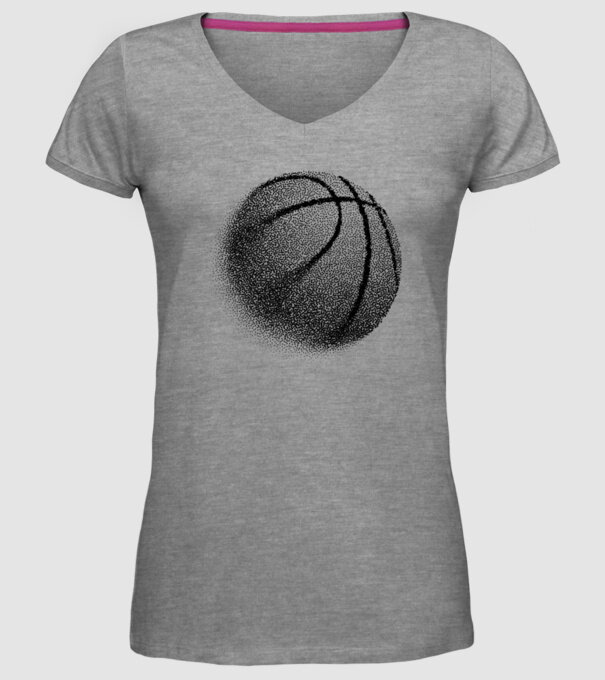 Basketball model gri pe tricou