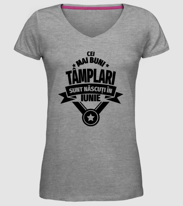Cei mai buni tâmplari sunt născuți în Iunie model gri pe tricou