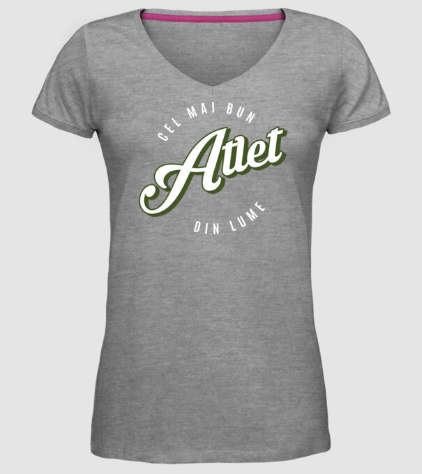 Cel mai bun Atlet din lume model gri pe tricou