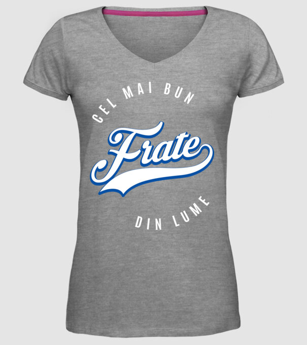 Cel mai bun FRATE din lume / Cea mai bună SORĂ din lume model gri pe tricou