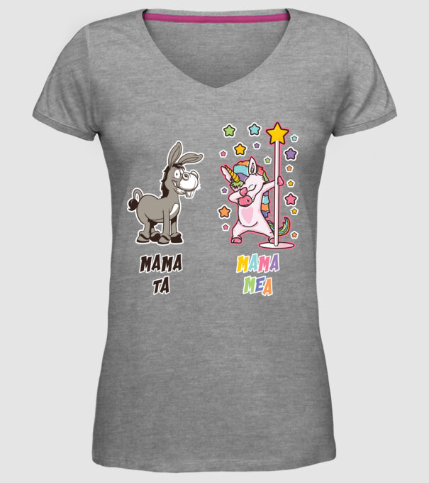 mama ta - mama mea model gri pe tricou