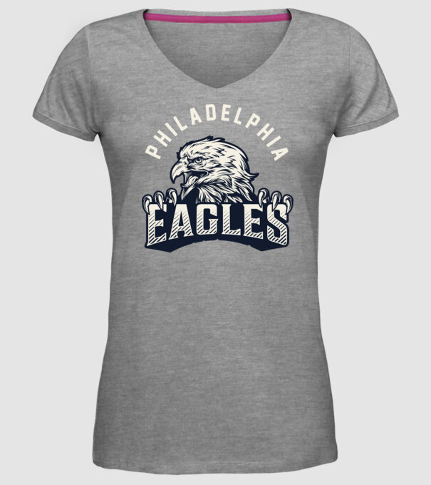 Philadelphia Eagles model gri pe tricou
