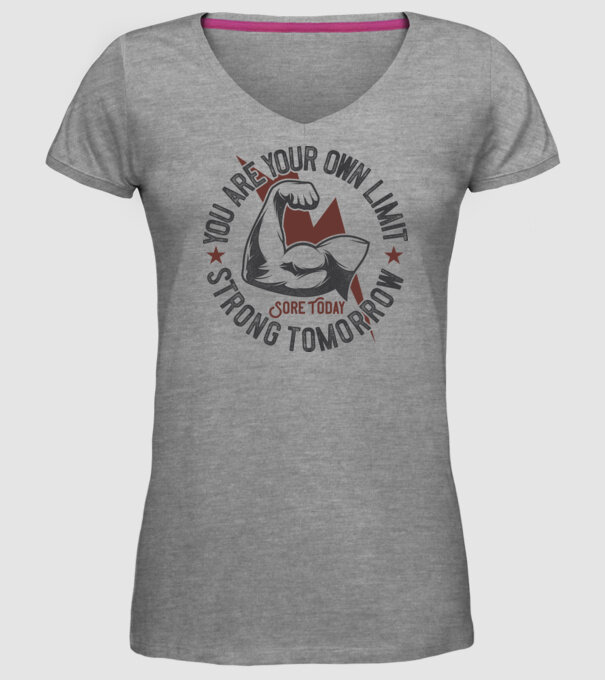 Sore Today model gri pe tricou