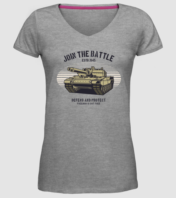 Tancuri model gri pe tricou