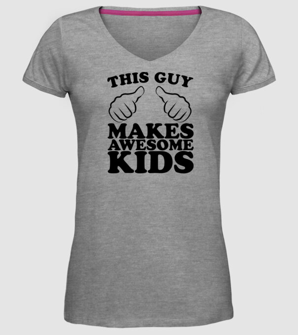 this guy makes awesome kids model gri pe tricou