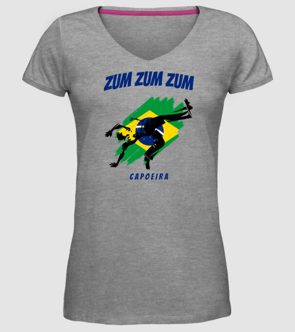 ZUM ZUM ZUM model gri pe tricou