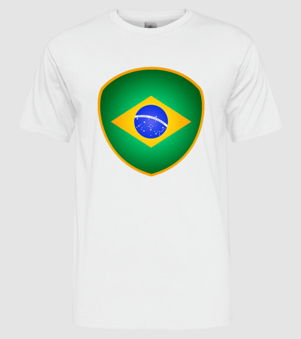 BRA-jabulani-flag model alb pe tricou