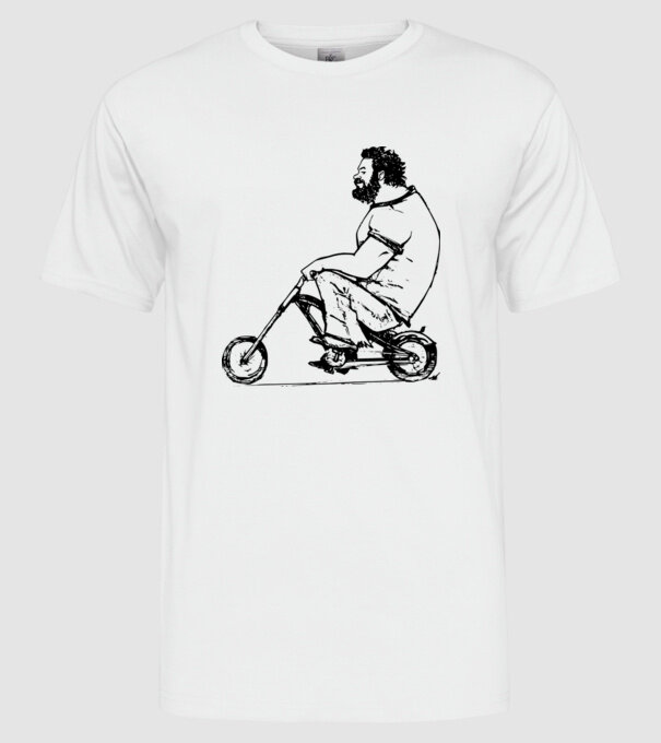 Bud Spencer Retro model alb pe tricou