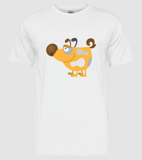 model alb pe tricou