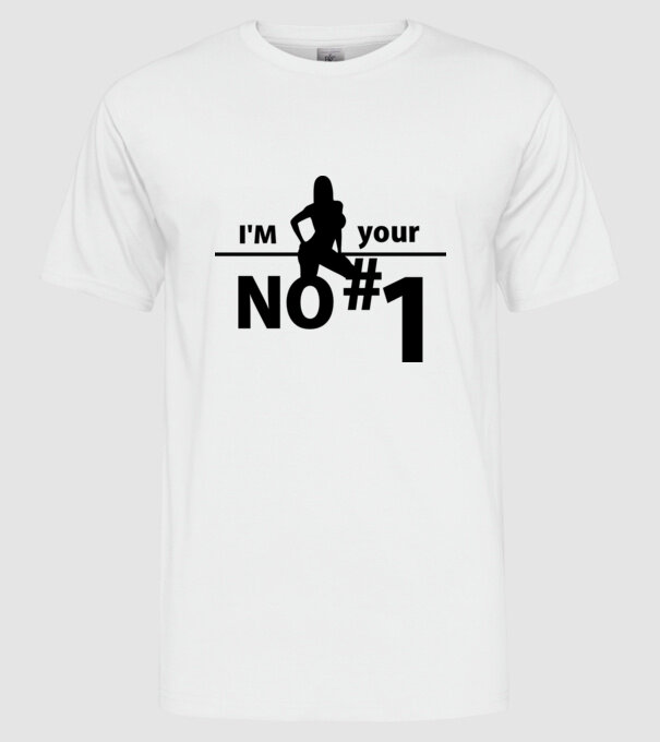 Prima model alb pe tricou