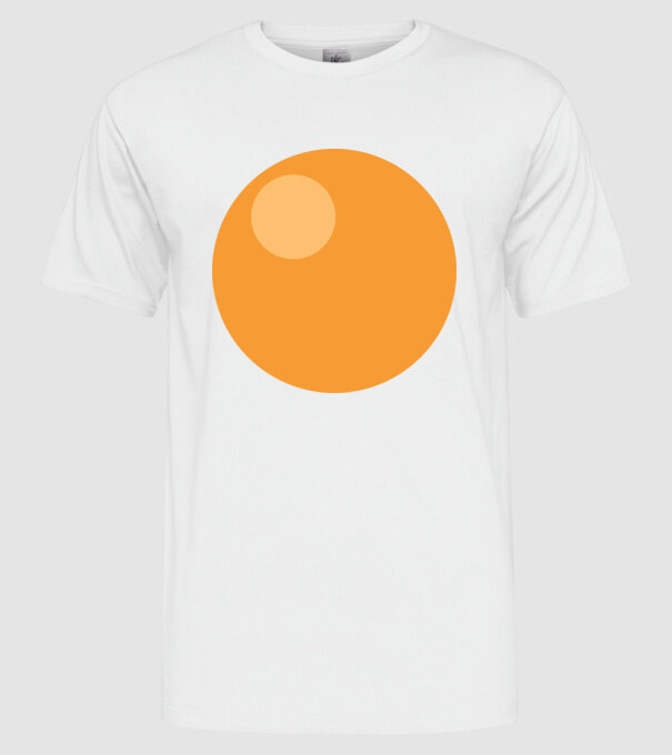 Ouă carnaval model alb pe tricou
