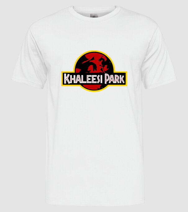 Khaleesi Park model alb pe tricou
