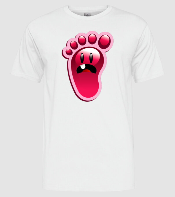 amprentă1 model alb pe tricou