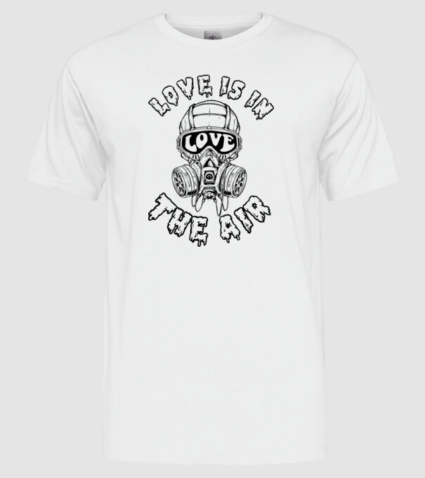 Love is in the air lght bck model alb pe tricou