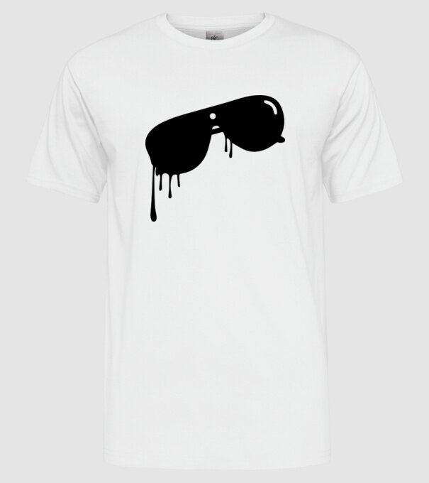 Ne topim model alb pe tricou