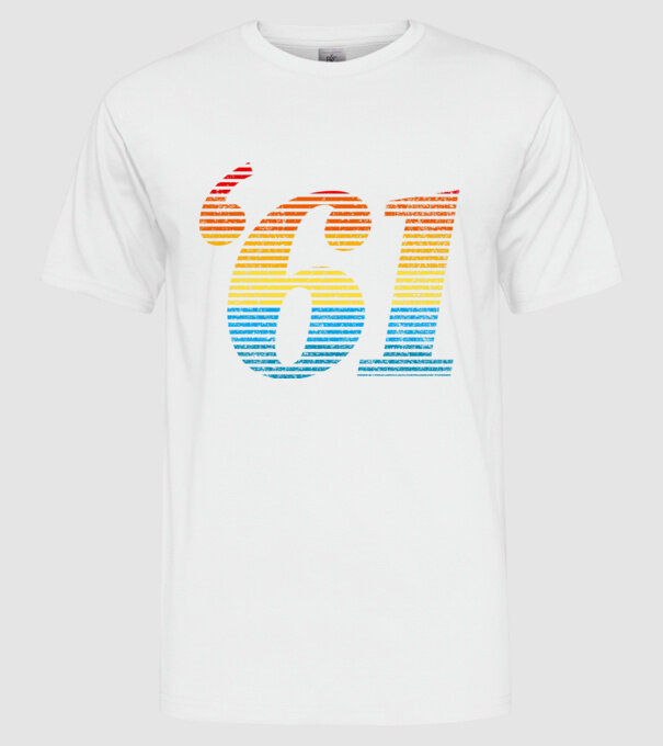 Retro Birthday 1961 model alb pe tricou