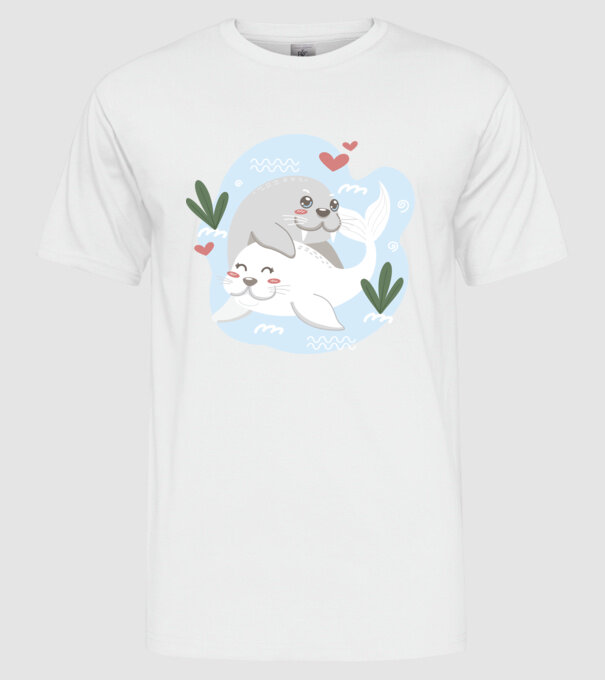 FOCI ÎNDRĂGOSTITE model alb pe tricou