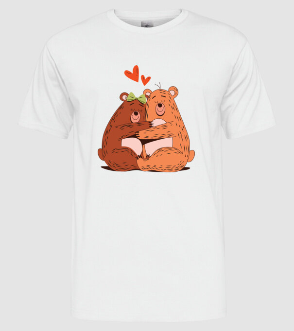 URȘI ÎNDRĂGOSTIȚI 3 model alb pe tricou