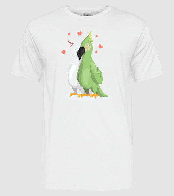 LENEȘI ÎNDRĂGOSTIȚI model alb pe tricou