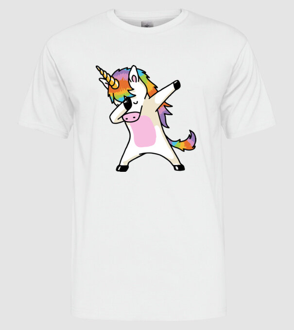UNIDAB model alb pe tricou