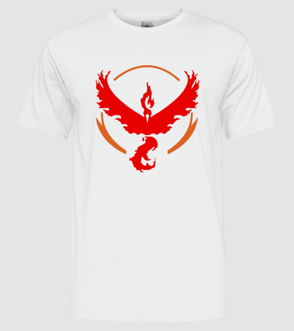 Valor team logo model alb pe tricou