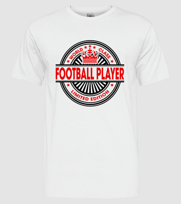 World class FOTBALIST model alb pe tricou