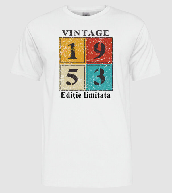 1953 - Ediție limitată model alb pe tricou