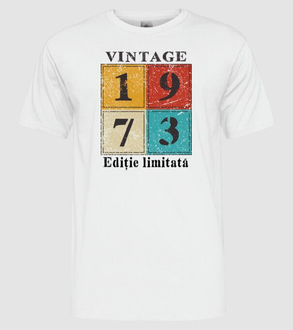 1973 - Ediție limitată model alb pe tricou