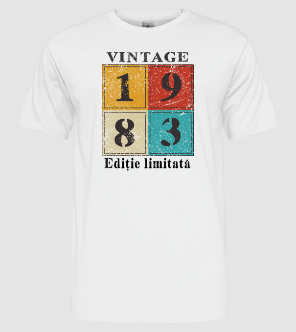 1983 - Ediție limitată model alb pe tricou