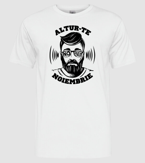 alătură-te - noiembrie model alb pe tricou