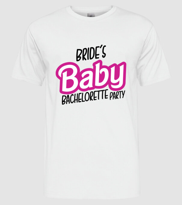 Bride Barbies baby model alb pe tricou