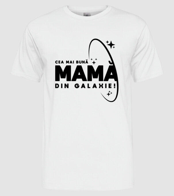 Cea mai bună bunică din Galaxie! model alb pe tricou