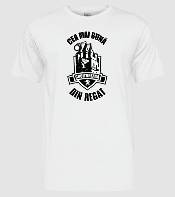 Cea mai bună croitoreasă din regat model alb pe tricou
