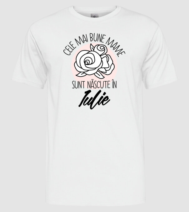 Cele mai bune mame sunt născute în Iulie model alb pe tricou