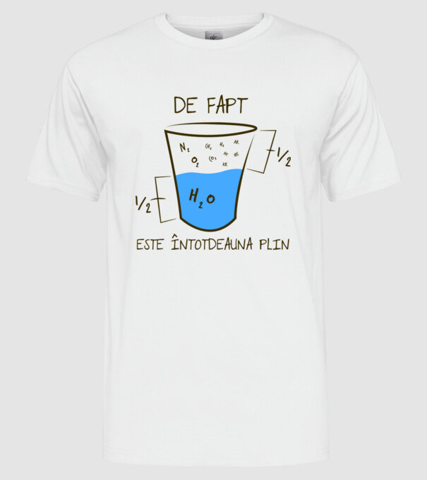 de fapt, este întotdeauna plin model alb pe tricou