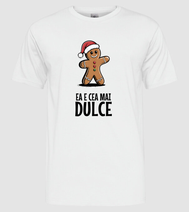 Ea e cea mai dulce alb model alb pe tricou