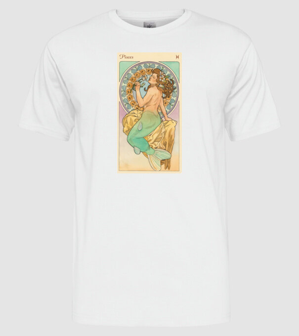 Horoscop Tarot PESTI model alb pe tricou