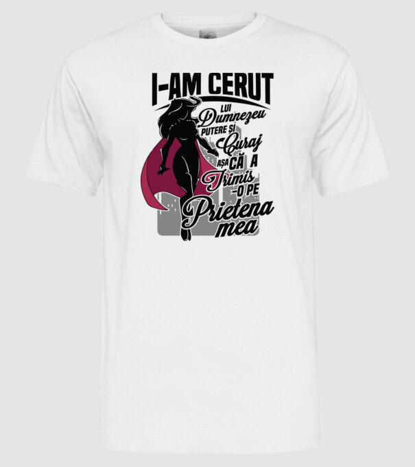 I-am cerut lui Dumnezeu putere și curaj - așa că a trimis-o pe prietena mea model alb pe tricou
