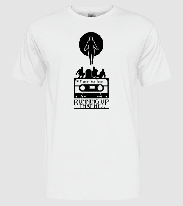 maxs mix tape stranger things model alb pe tricou