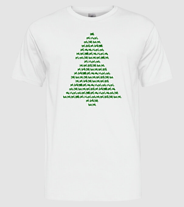 motorbike christtmas tree model alb pe tricou