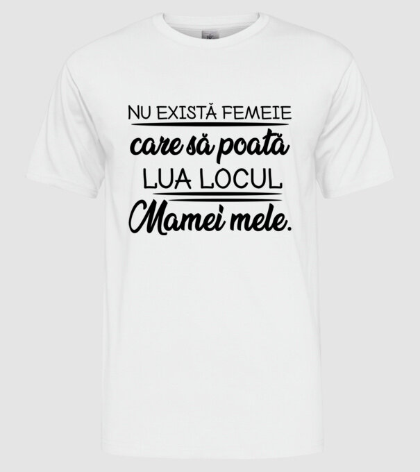 Nu exista femeie model alb pe tricou