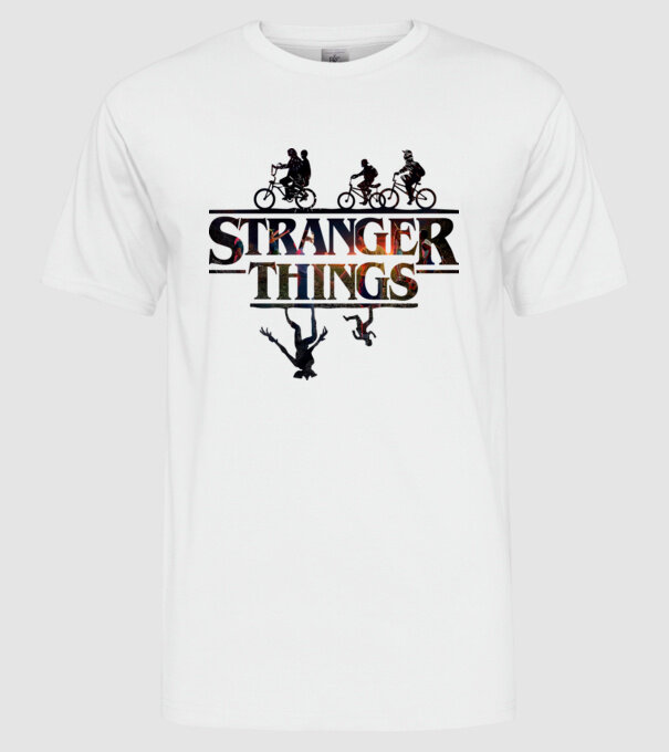 stranger things quote poster model alb pe tricou