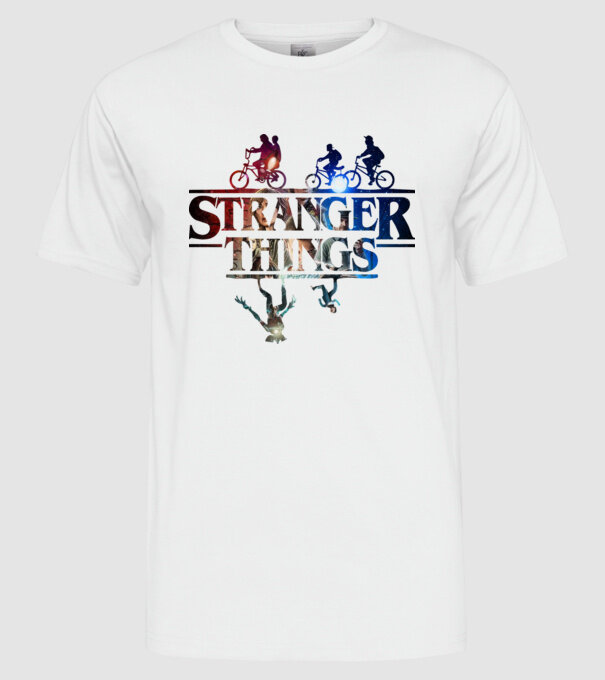 stranger things quote poster2 model alb pe tricou