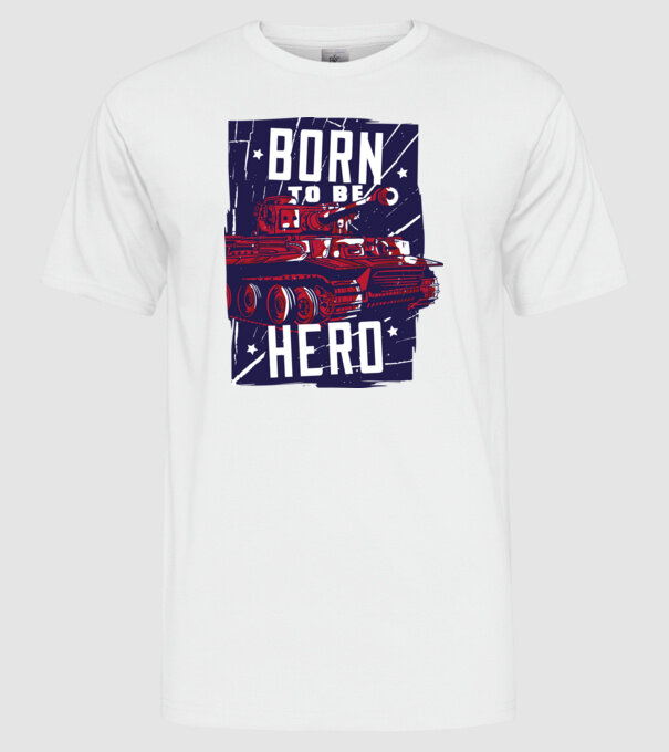 Tancuri model alb pe tricou