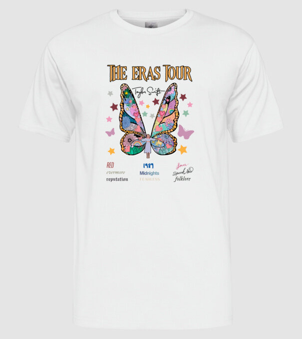 Taylor Swift eras fairy model alb pe tricou